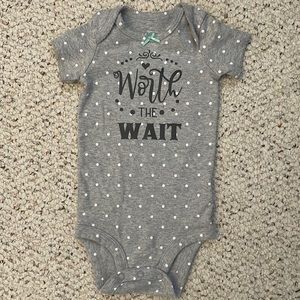 Hand designed onesie 6-9m